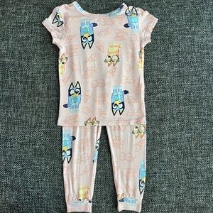 Bluey Girl’s Summer Pajamas Size 4T